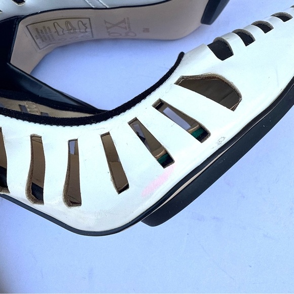 GX Gwen Stefani Addie Pumps Size 10M Perforated Laser Cut Out Pointy Toe Heels - Picture 8 of 10